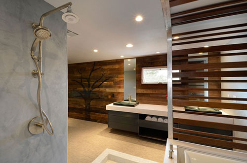 Badkamer in badkamer