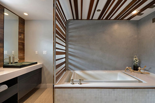 Badkamer in badkamer