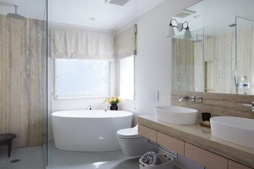 Badkamer ontwerp door AND Design + Construction