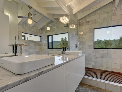 Badkamer ontwerp van een Mexicaans Hacienda woning