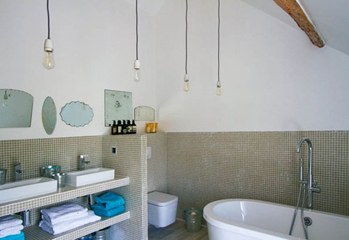 Badkamer ontwerp voormalige boerderij