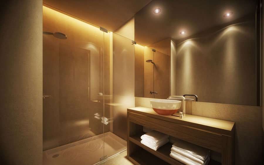 Badkamer van Airport hotel van Istanbul