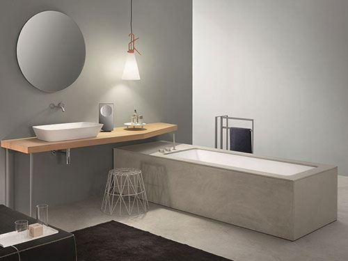 Betonlook bad van Makro Design