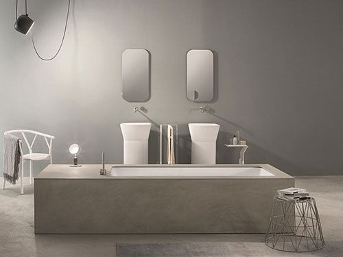 Betonlook bad van Makro Design