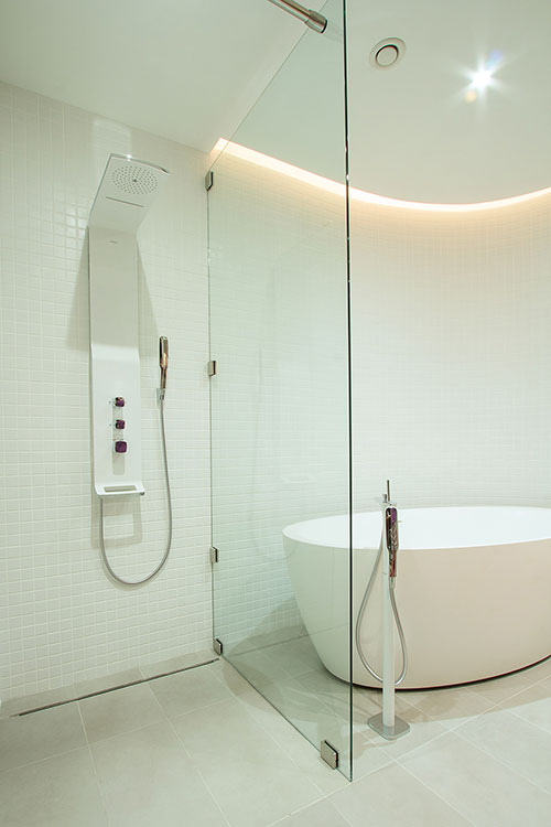 Complete moderne badkamer