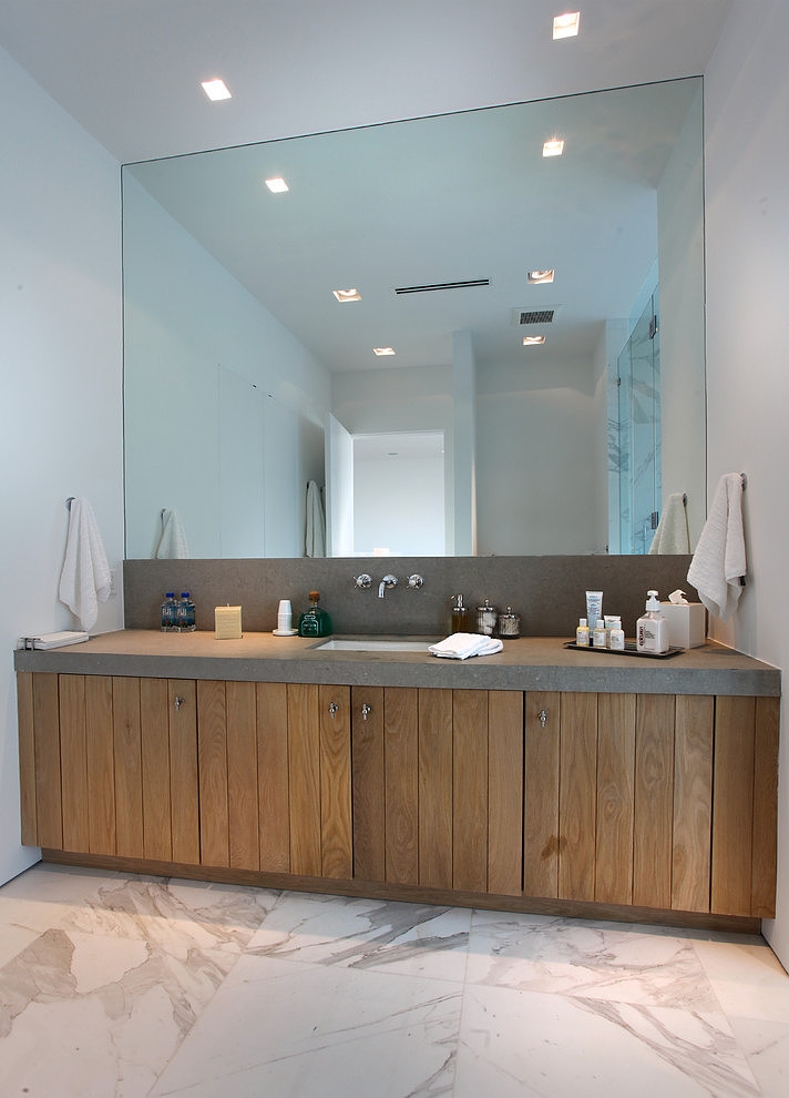 De luxe badkamer van een ultra luxe villa uit Miami