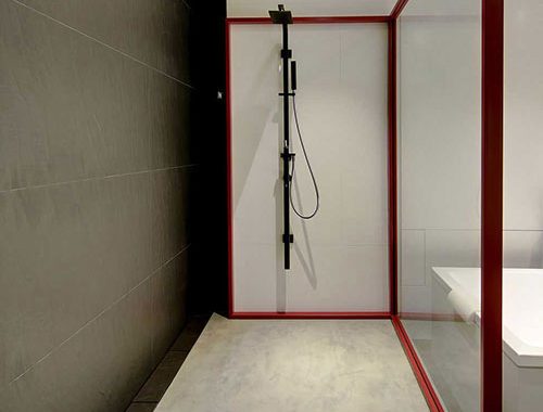 Designbadkamer van moderne loft