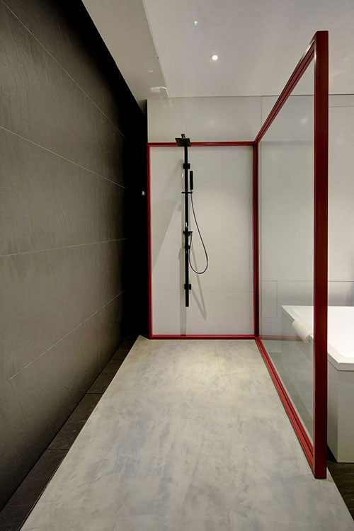 Designbadkamer van moderne loft