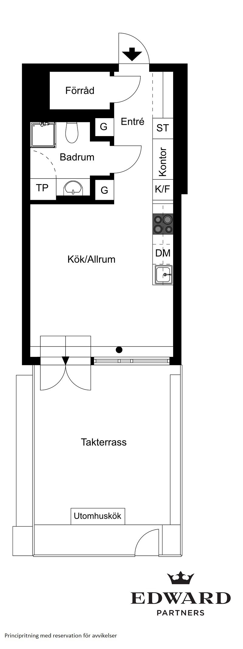 Deze kleine badkamer van een appartement van 36m2 is perfect ingericht!