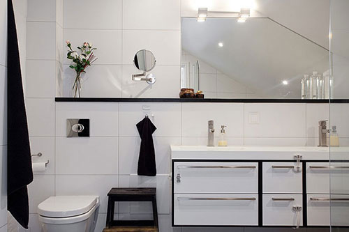 Elegante Scandinavische badkamer