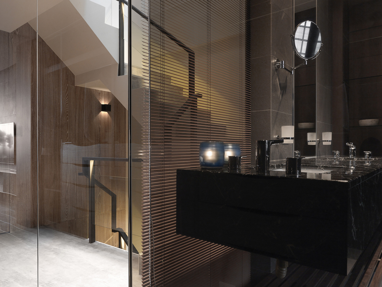 Elegante sobere badkamer