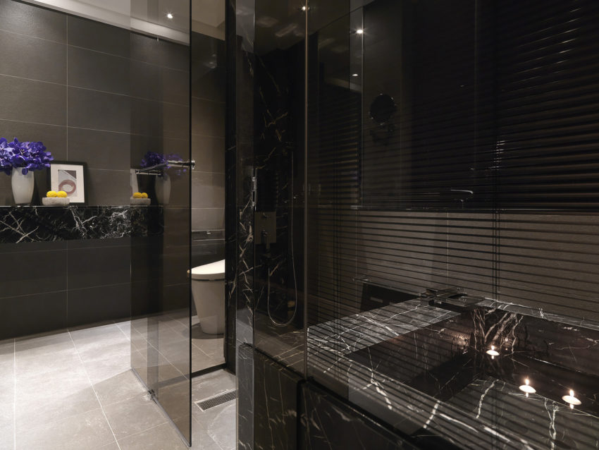 Elegante sobere badkamer