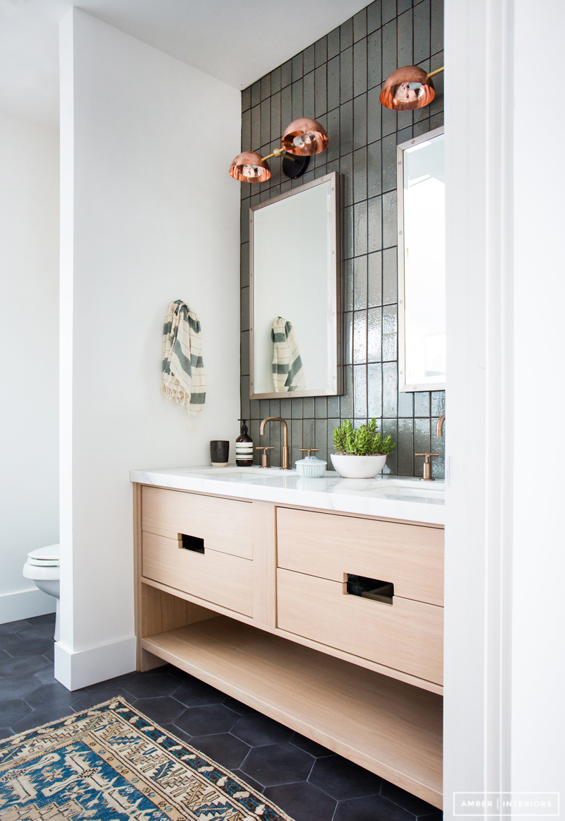 Inspirerende badkamer make-over door Amber Interior Design
