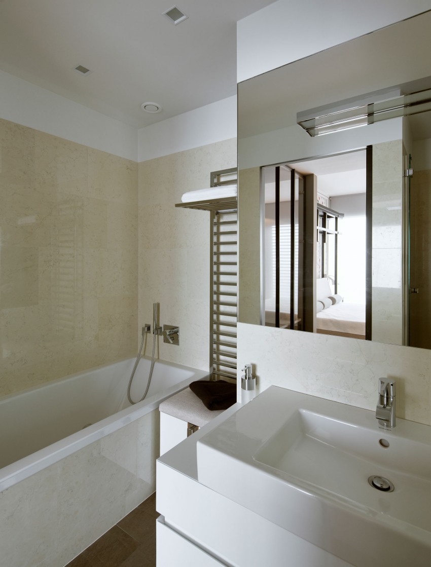 Klassiek chique moderne badkamer uit Warschau