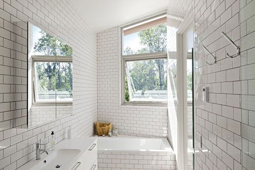 Kleine duurzame badkamer