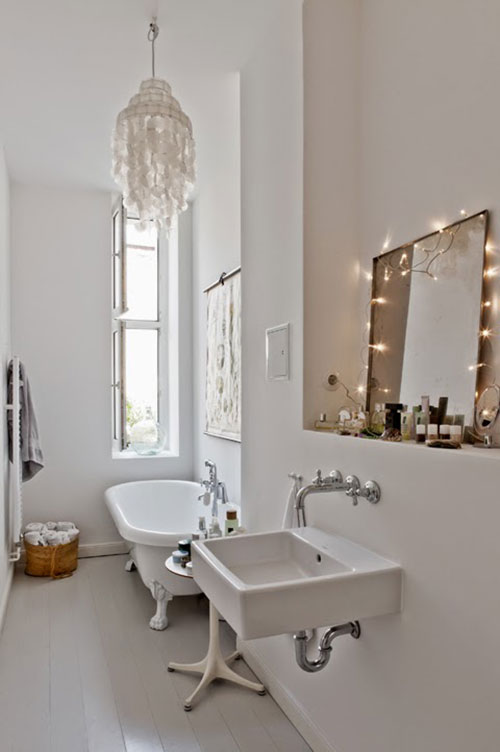 Leuk ingerichte kleine badkamer