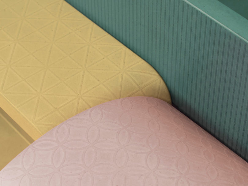 Mooie wastafels met geometrische patronen