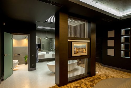 Luxe badkamer van bekende voetballer