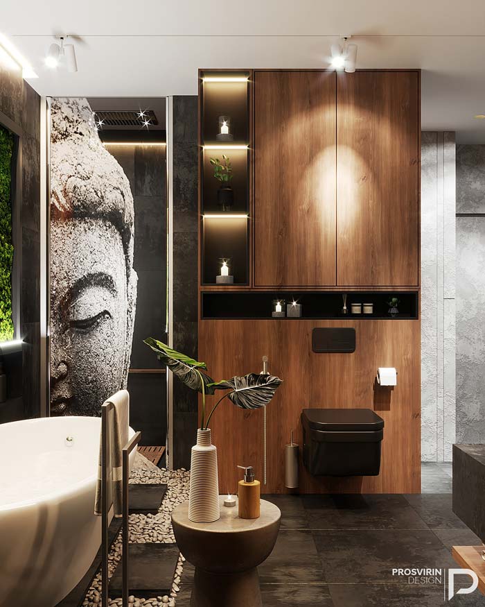 Luxe badkamer met Bali thema