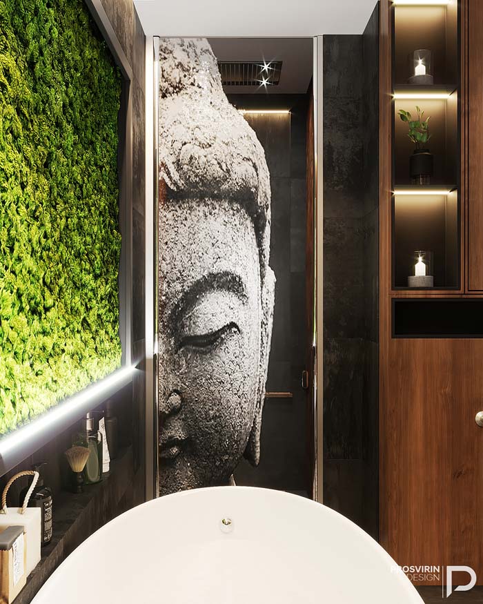 Luxe badkamer met Bali thema