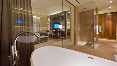 Luxe badkamer van miljoenen penthouse