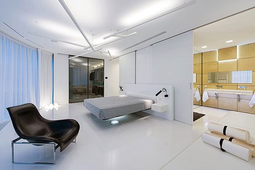 Luxe badkamer ontwerp door architecten studio Ivan Yurima