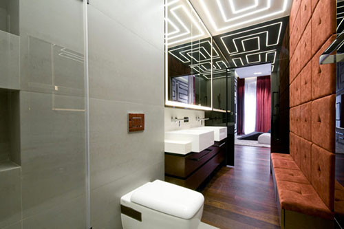 Luxe badkamer met sauna