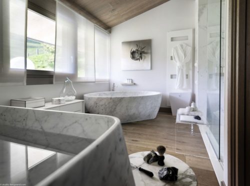 Luxe badkamers van Chalet Mont Blanc