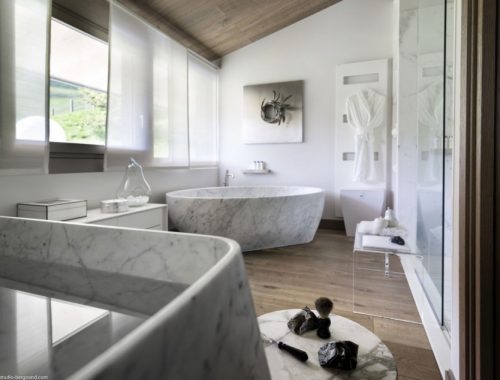 Luxe badkamers van Chalet Mont Blanc