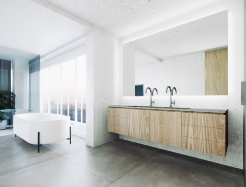 Luxe moderne badkamer door interieur- en architectenstudio Davidito