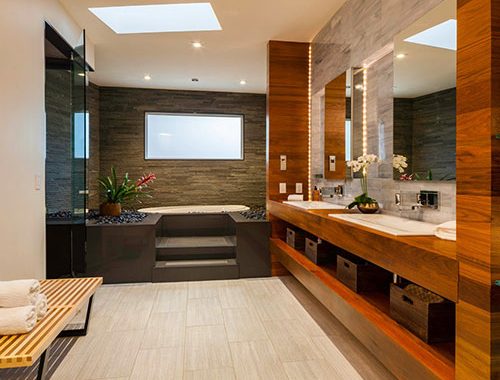 Milieuvriendelijke badkamer met veel luxe