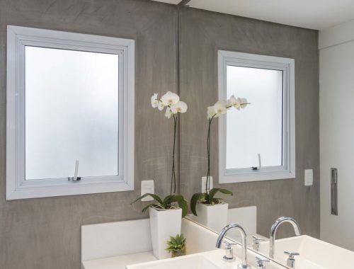 Moderne badkamer met Beton Ciré