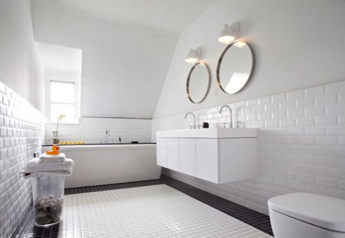 Moderne badkamer uit Toronto