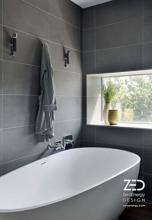 Moderne comfortabele badkamer