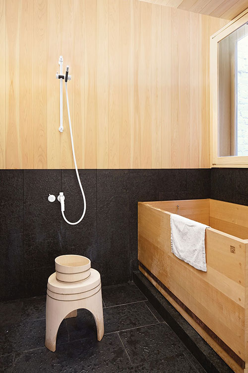 Moderne Japanse badkamer