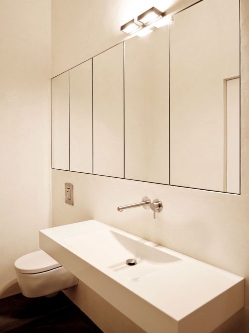 Moderne loft badkamer met Marokkaanse afwerking