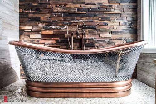 Moderne rustieke badkamer