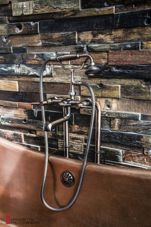 Moderne rustieke badkamer