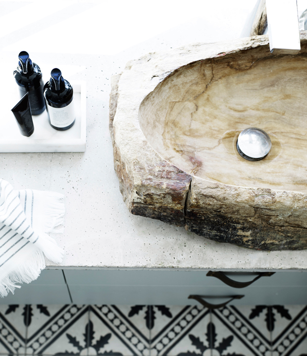 Mooie Deense badkamer met een Hamam sfeer
