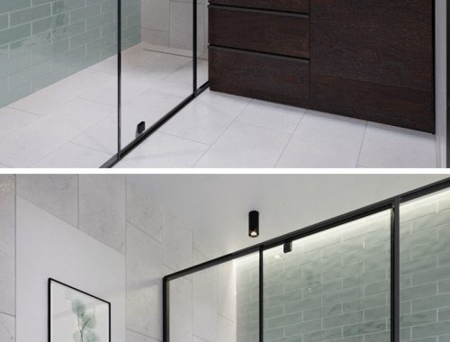 Nieuwe badkamer voor een klein appartement van 45m2