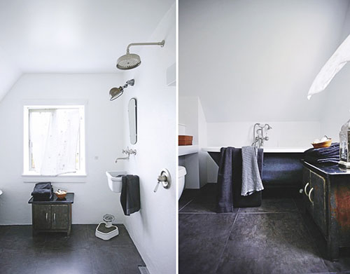 Oud en nieuw in badkamer