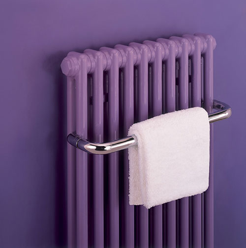 Ouderwetse badkamer radiator