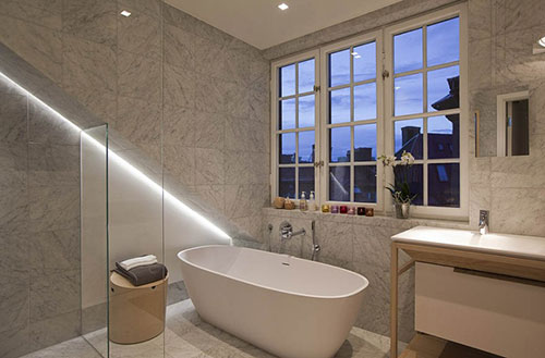 Penthouse badkamer in Stockholm