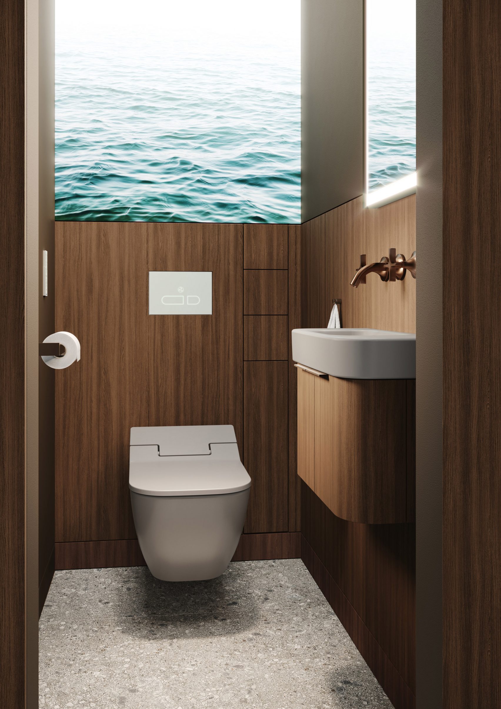 Sieger Design creëert kleine spa badkamer voor kleine appartementen