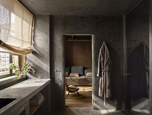 Sobere badkamer uit New York