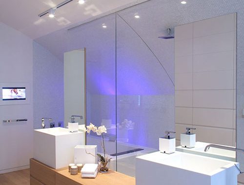 Speels modern badkamer ontwerp