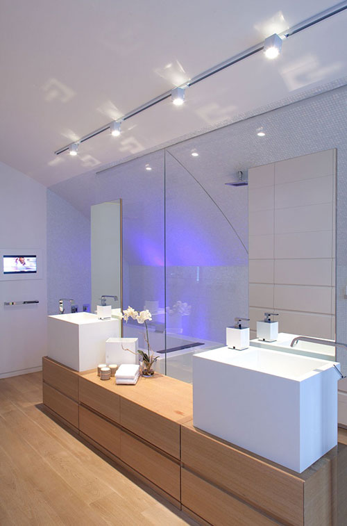 Speels modern badkamer ontwerp