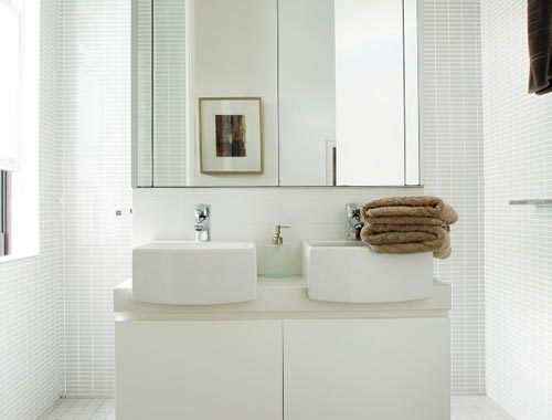 Speelse badkamer indeling