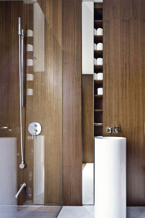 Stijlvolle badkamer in Formentera