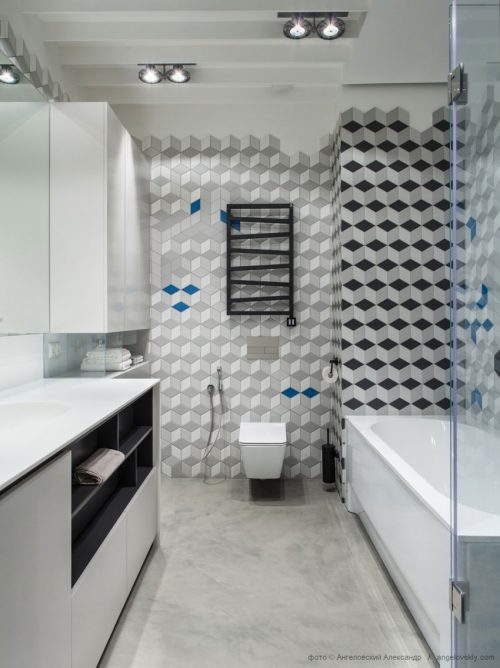 Stoere moderne badkamer door Azovskiy & Pahomova Architects